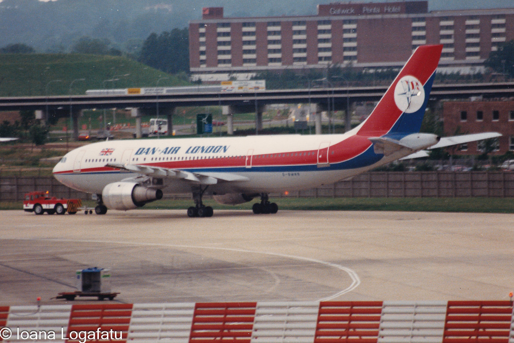 Airline aircraft on the runway at busy airport