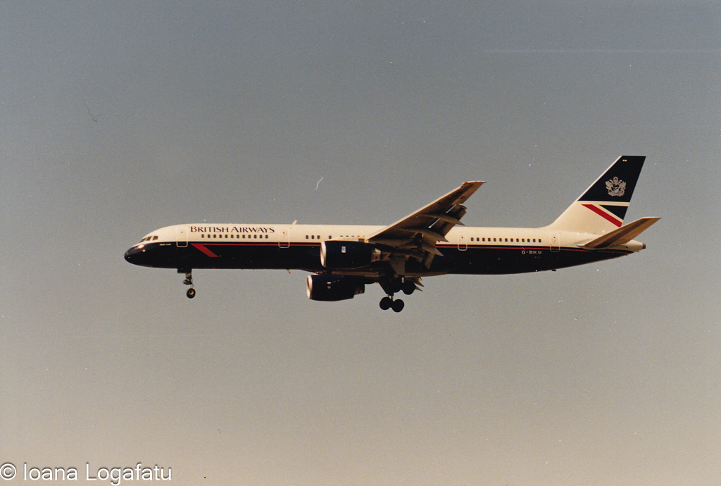 Majestic aircraft gliding through the azure sky