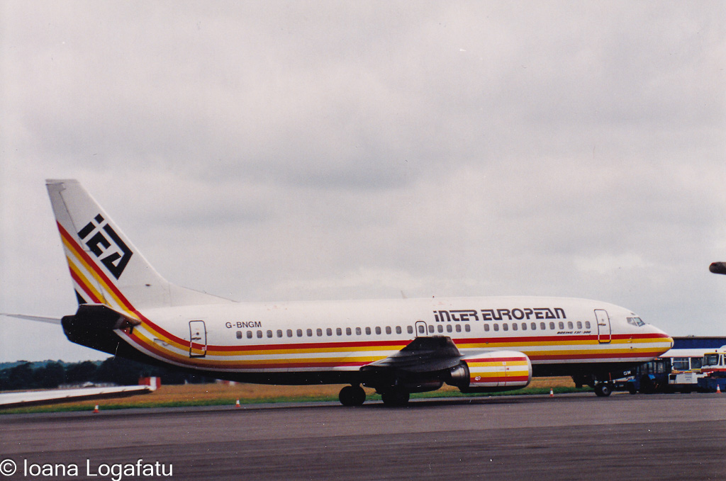 Airline departure captured at the runway