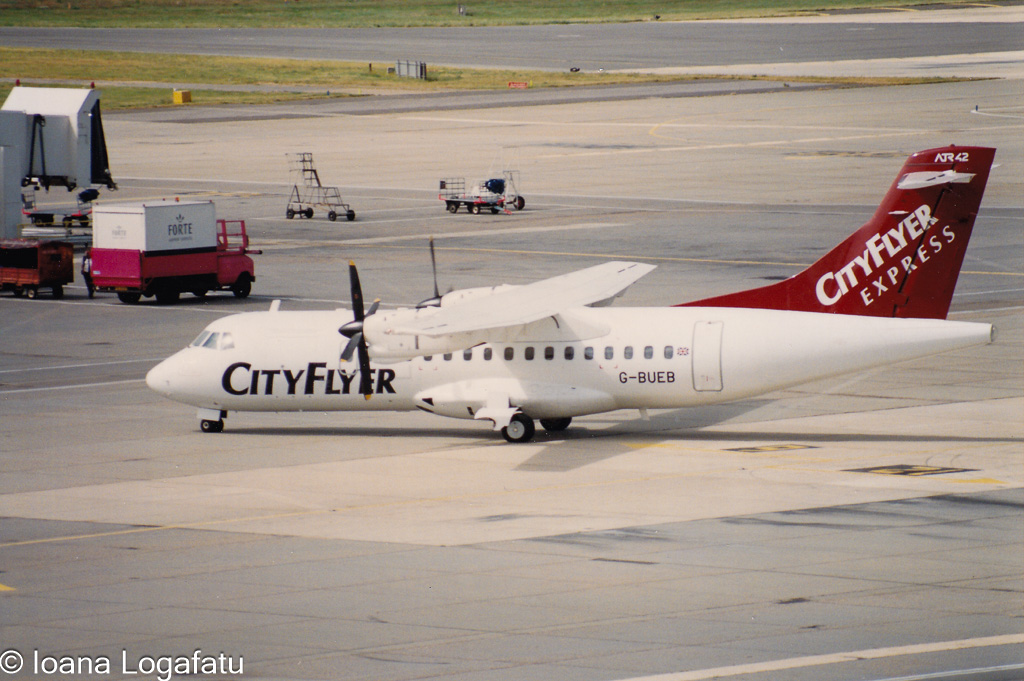 CityFlyer express aircraft ready for takeoff