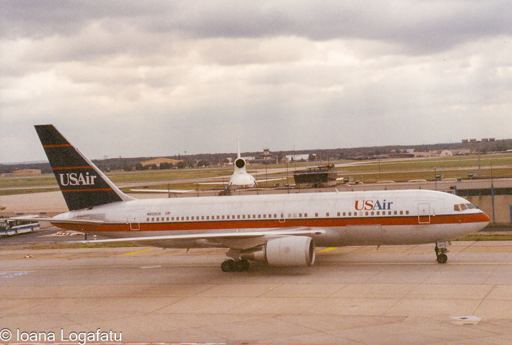 Classic airline journey captured at the terminal
