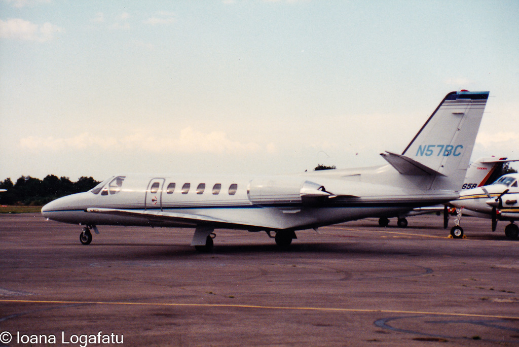 Elegant private jet poised for takeoff at sunset