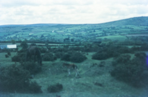 Scenic view of rolling hills in the countryside