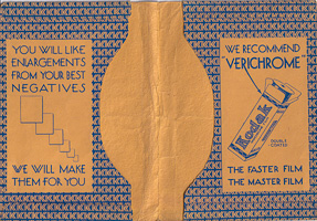 Vintage ad for film enlargement service