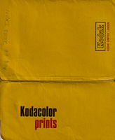 Vintage Kodak color prints packaging from London