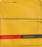 Kodachrome prints envelope from 1963 event