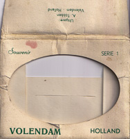 Vintage souvenir envelope from Volendam, Holland