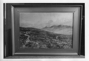 Timeless painting of tranquil landscape