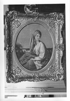 Portrait of a woman in exquisite frame