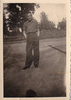 Man on a dirt path in nature