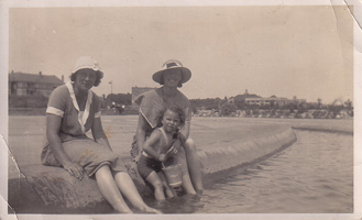 Sunny beach days by the water