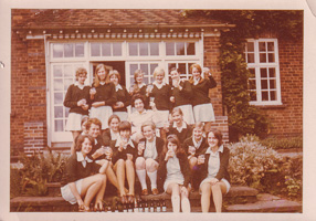 Group of friends celebrating at a cozy gathering