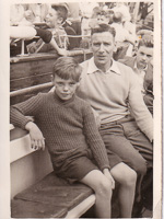 Capturing a moment on a family outing by the sea