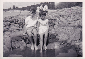 Kids love summer beach tide pools