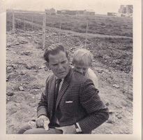 Joyful moments of a man and boy exploring together