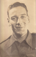 Confident soldier in uniform