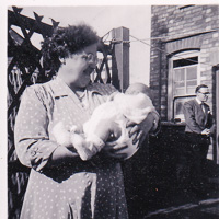 Joyful gathering of family in a warm moment