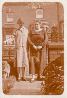 Friends on the porch enjoying spring sun