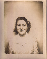 Vintage portrait of a smiling woman from the past
