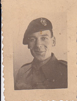 Soldier in uniform with a proud expression