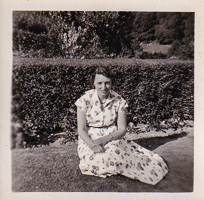 Quiet moment in a blooming garden