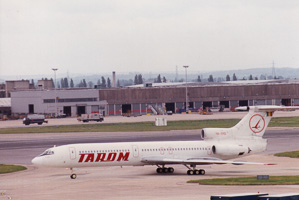 Vintage plane ready for takeoff