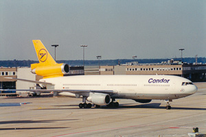 Condor aircraft ready for takeoff