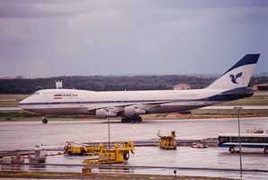 Historic plane takes off at airport