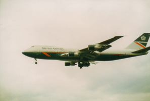 Flying over the city in a classic aircraft display