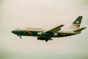 Flight over countryside in soft light