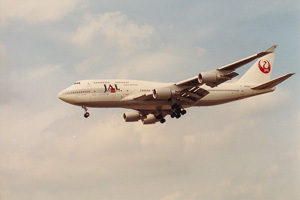 Majestic plane soaring in the sky