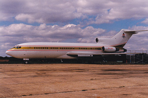 Classic aircraft on tarmac display