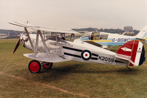 Vintage biplane highlights aviation history
