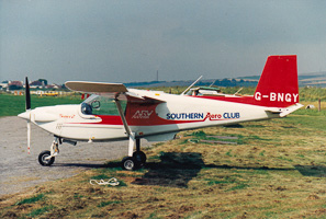 Aero Club plane ready for takeoff