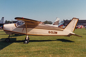 Vintage planes at the sunny airfield