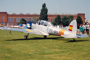 Colorful vintage plane shines at airshow