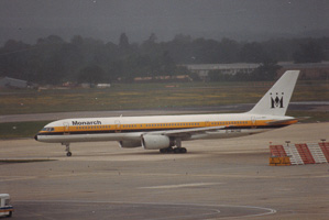 Vintage aircraft ready for takeoff at the airport