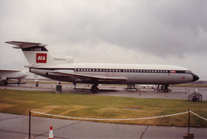 Historic british airliner on display at museum