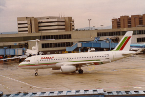 Stunning plane ready for takeoff