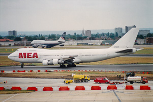 Air traffic bustling at the airport during daytime