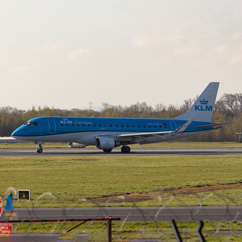 PH-EXG: KLM  Embraer E175STD